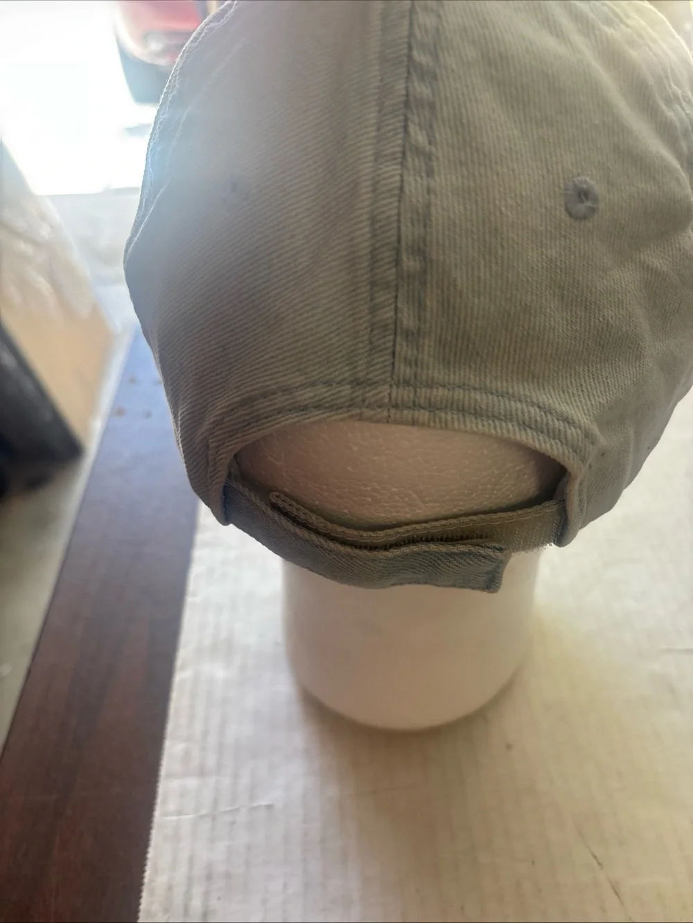 HUGO BOSS Light Blue Cotton Twill Baseball Cap with Blue Logo Patch